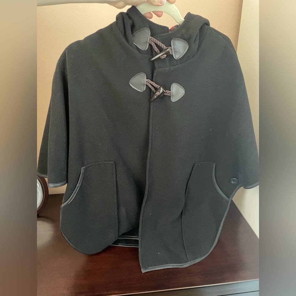 Black Toggle Cape